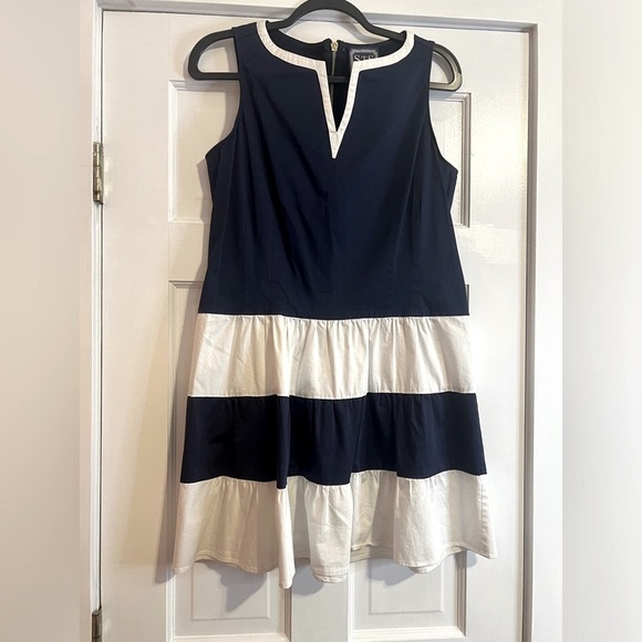 SAIL TO SABLE • NAUTICAL • COTTON DRESS - Picture 1 of 5